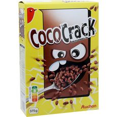 AUCHAN CocoCrack Céréales soufflées au chocolat 375g