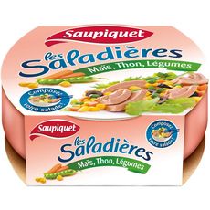 SAUPIQUET Saupiquet les saladières maïs thon légumes 160g