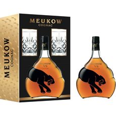 MEUKOW Cognac VS 40% 2 verres offerts 70cl