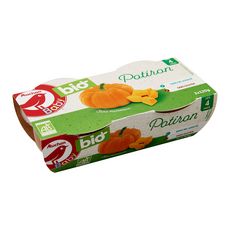 Auchan Baby Bio Bol Puree De Potiron Bio Des 4 Mois 2x1g Pas Cher A Prix Auchan