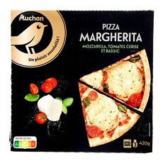 AUCHAN GOURMET Pizza Margherita 420g