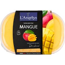 L'ANGELYS L'Angélys plein fruit sorbet mangue 500g 500g
