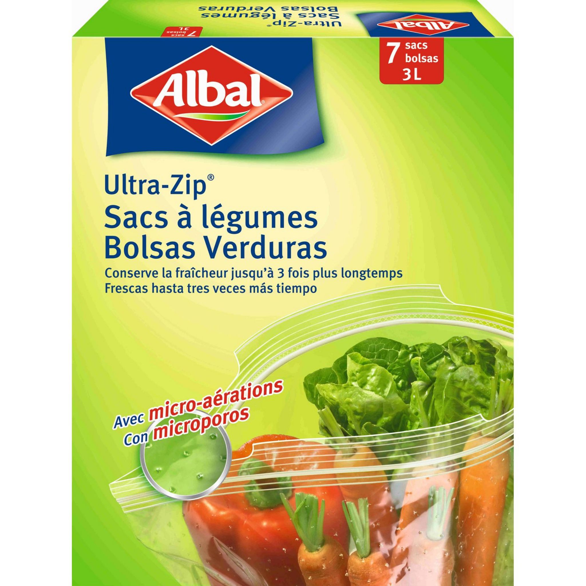 Destockage Albal - Sacs congélation - Alimentaire