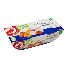 Auchan Baby Bio Bol Risotto De Legumes Bio Des 8 Mois 2x0g Pas Cher A Prix Auchan