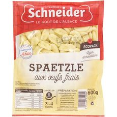 SCHNEIDER Spaetzle aux oeufs 2-3 portions 600g