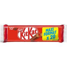 KIT KAT Kit Kat Finger Barre au chocolat au Lait Maxi Format x20 41,5g lot de 20 41,5g