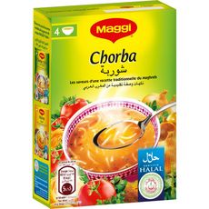 MAGGI Maggi Soupe Chorba déshydratée halal x4 110g 4 soupes 110g