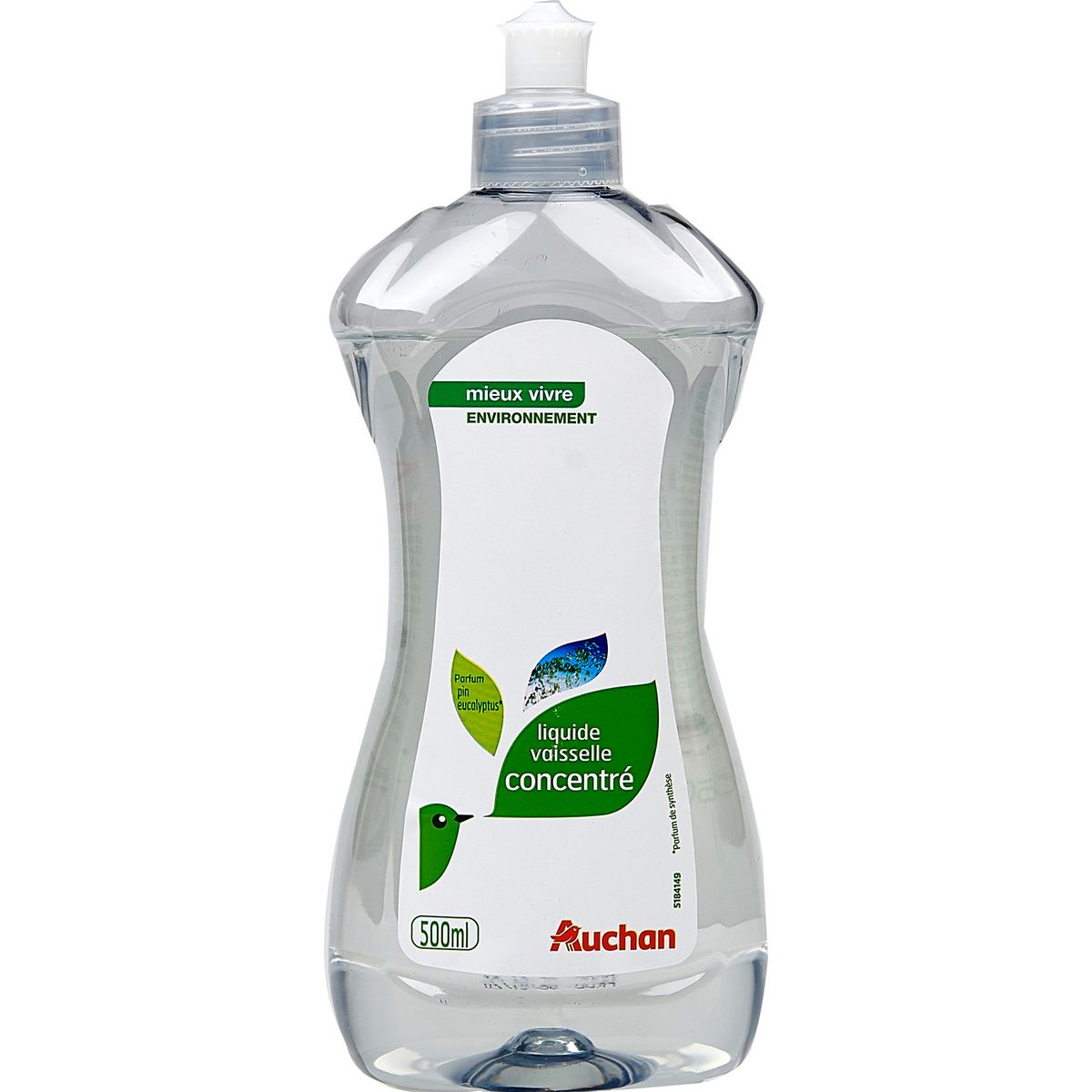 Auchan Mieux Vivre Liquide Vaisselle Pin Eucalyptus 500ml Pas Cher A Prix Auchan