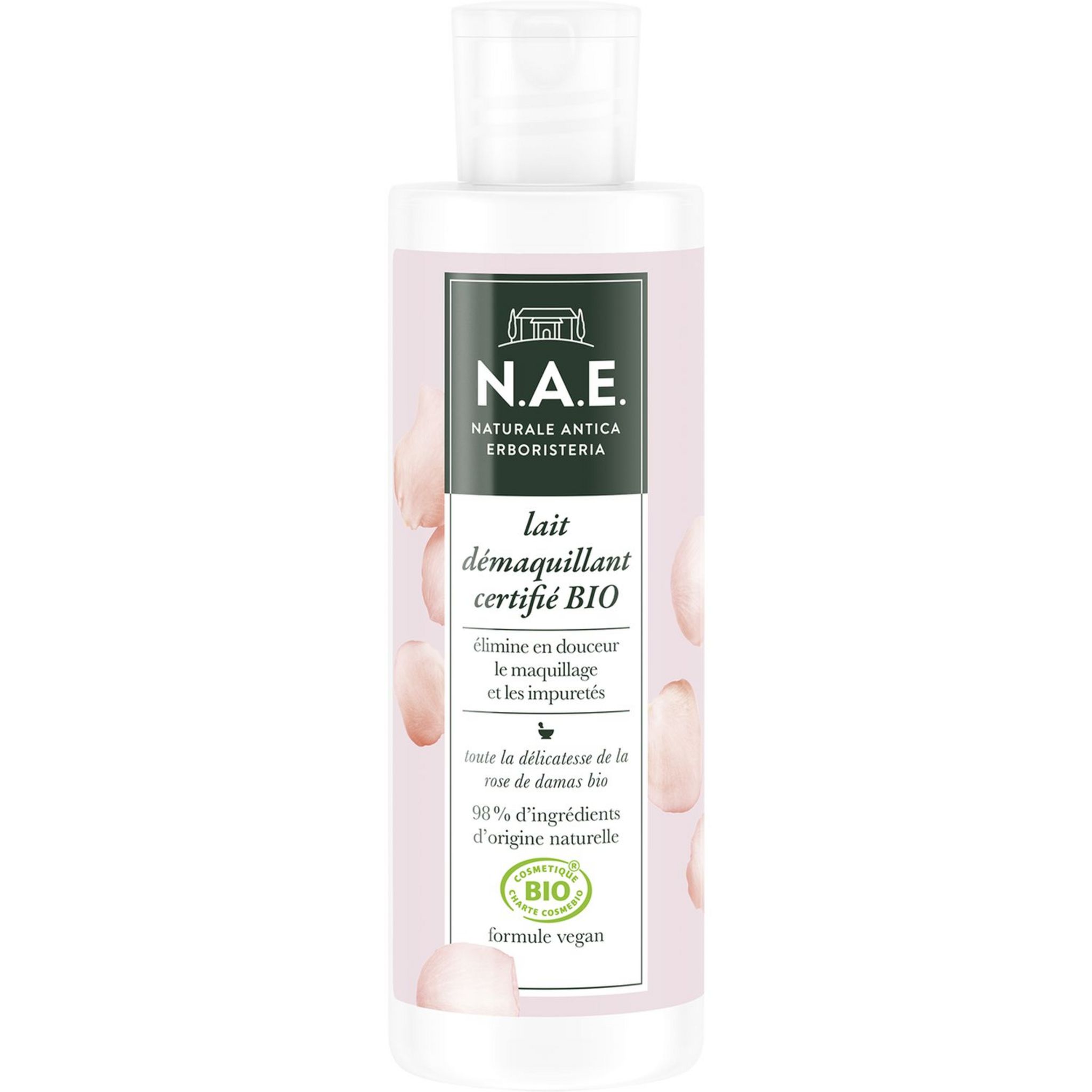 Lait Démaquillant À L'Eau De Rose Bio