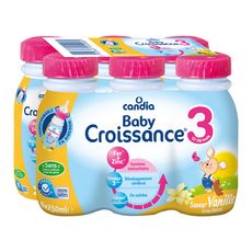 Candia Baby 3 Lait De Croissance Liquide Vanille Des 12 Mois 6x250ml Pas Cher A Prix Auchan