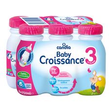 Candia Candia Baby 3 Lait De Croissance Liquide Des 10 Mois 6x250ml 6x250ml Pas Cher A Prix Auchan