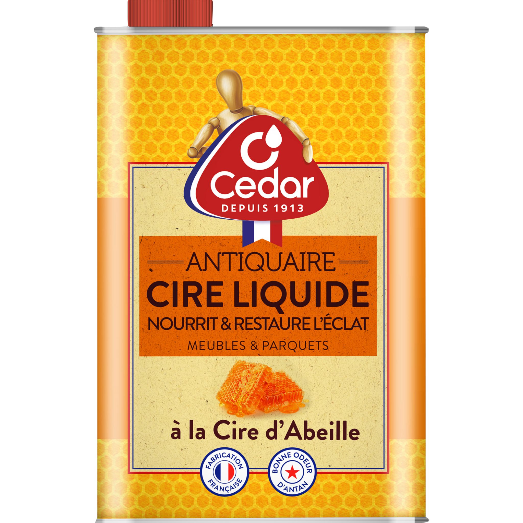 Cire bois liquide jaune 5L