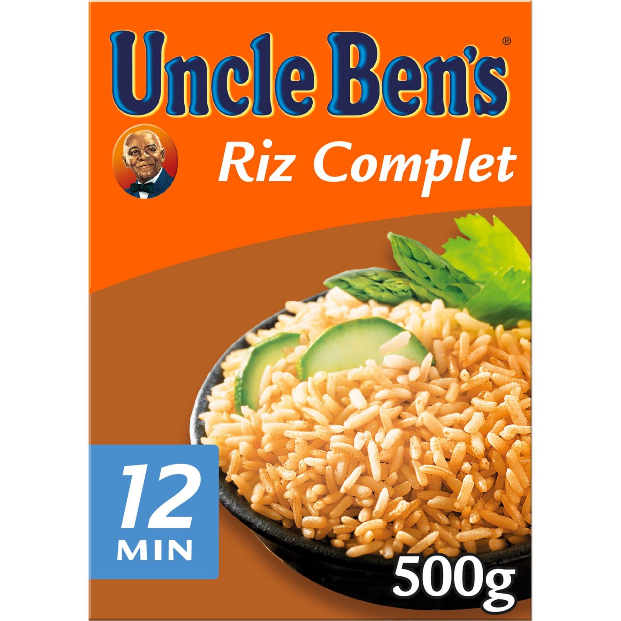 AUCHAN BIO Riz complet 8 portions 500g pas cher 