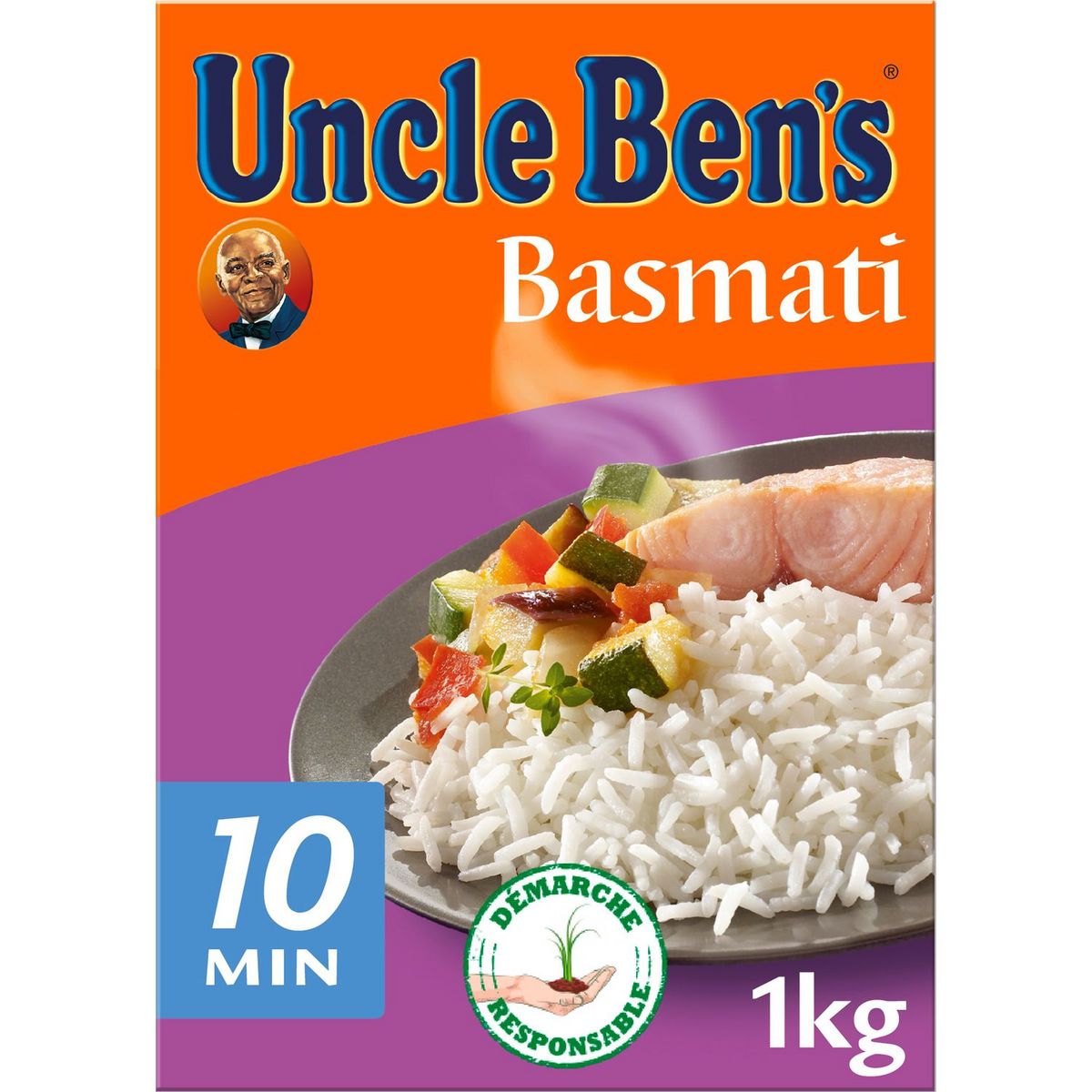 Riz basmati cuisson 10 min, Uncle Ben's (8 x 125 g)  La Belle Vie :  Courses en Ligne - Livraison à Domicile