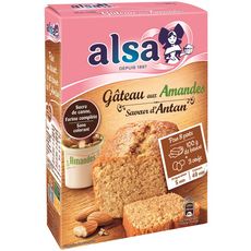 ALSA Alsa Préparation pour gâteau aux amandes saveurs d'antan sans colorant 300g 8 parts 300g