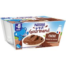 Nestle P Tit Laitage Petit Pot Dessert Lacte A La Vanille Des 6 Mois 4x100g Pas Cher A Prix Auchan