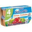 NESTLE Nestlé Naturnes Petits pots dessert pomme framboise dès 6 mois 4x130g 4x130g