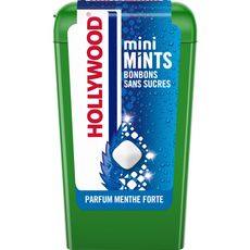 HOLLYWOOD Mini mints bonbons menthe forte sans sucre 12.5g