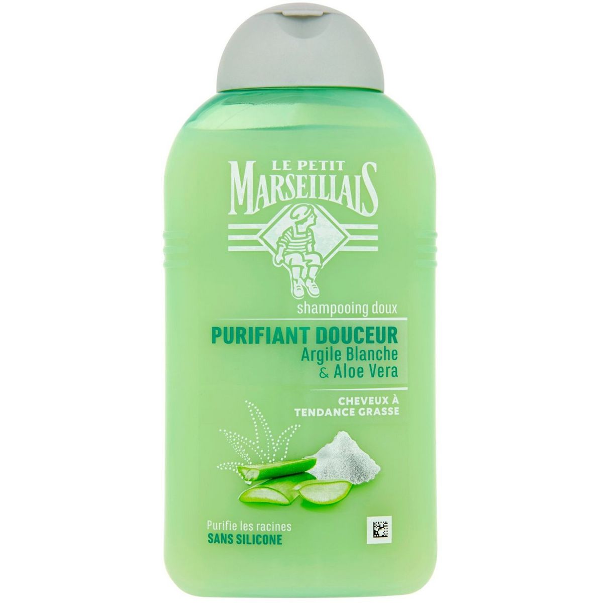 Le petit marseillais shampooing argile blanche & aloe vera cheveux gras