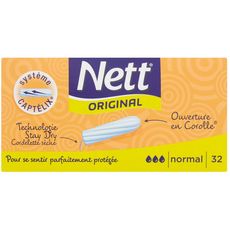 NETT Original tampons sans applicateur normal 32 tampons