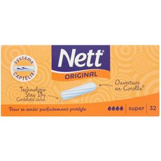 NETT Nett Original tampons sans applicateur super x32 32 tampons