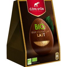 COTE D'OR Oeuf chocolat au lait bio 165g