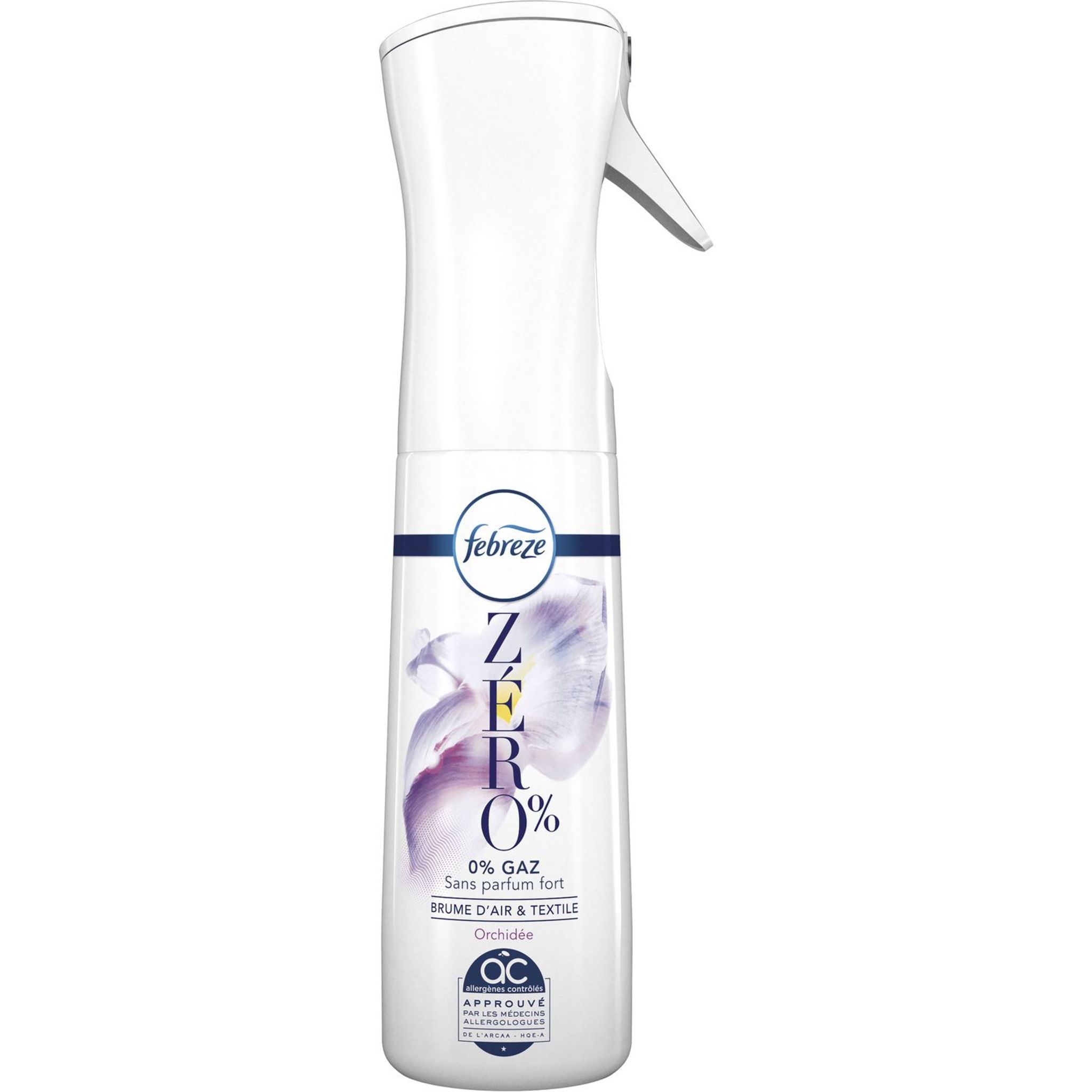 FEBREZE Zéro% brume désodorisante sans gaz air & textile orchidée 300ml pas  cher 