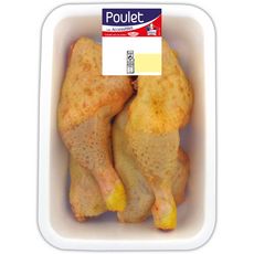 LES ACCESSIBLES Cuisses de poulet jaune 4 cuisses 1kg