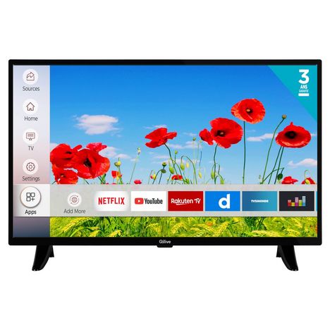 QILIVE Q32HS201 TV LED HD 80 cm Smart TV pas cher 