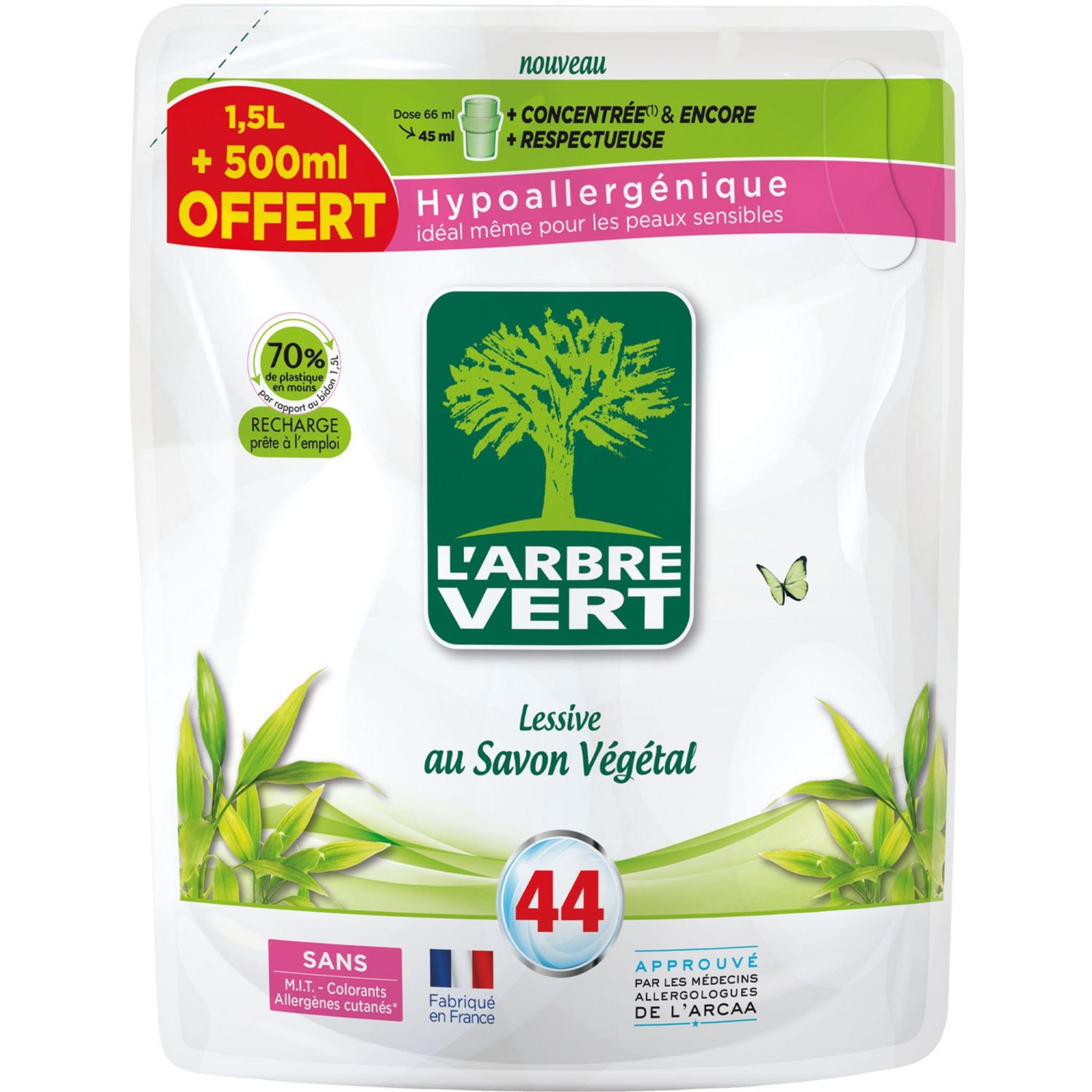 Lessive Liquide À Diluer Active Clean SKIP : le sachet de 500mL à Prix  Carrefour