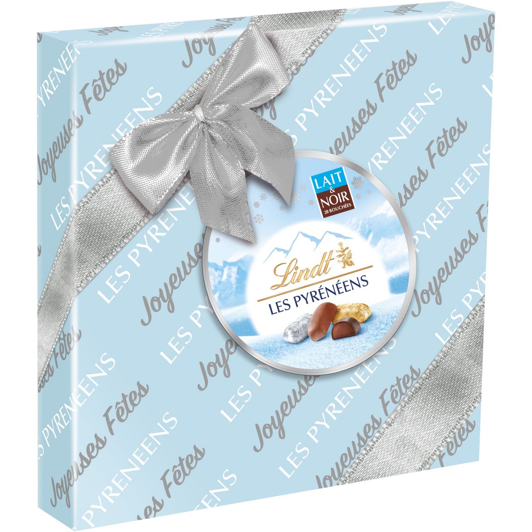 LINDT Lindt boîte cadeau pyrénéens assortis 204g pas cher 