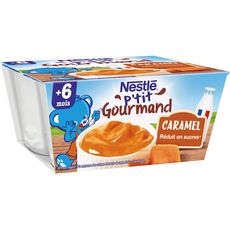 Nestle P Tit Gourmand Petit Pot Creme Dessert Chocolat Des 6 Mois 4x100g Pas Cher A Prix Auchan