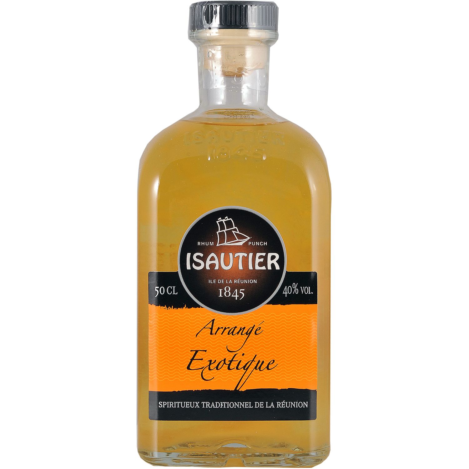 Rhum arrangé letchi passion ISAUTIER : la bouteille de 50cL à Prix