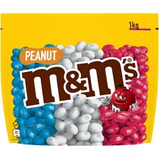 M&M'S M&M's Peanuts Cacahuètes enrobées de chocolat au lait et dragéifiées 1kg 1kg