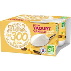 Les 300 Bio Les 300 Bio Yaourt A La Vanille 4x125g 4x125g Pas Cher A Prix Auchan