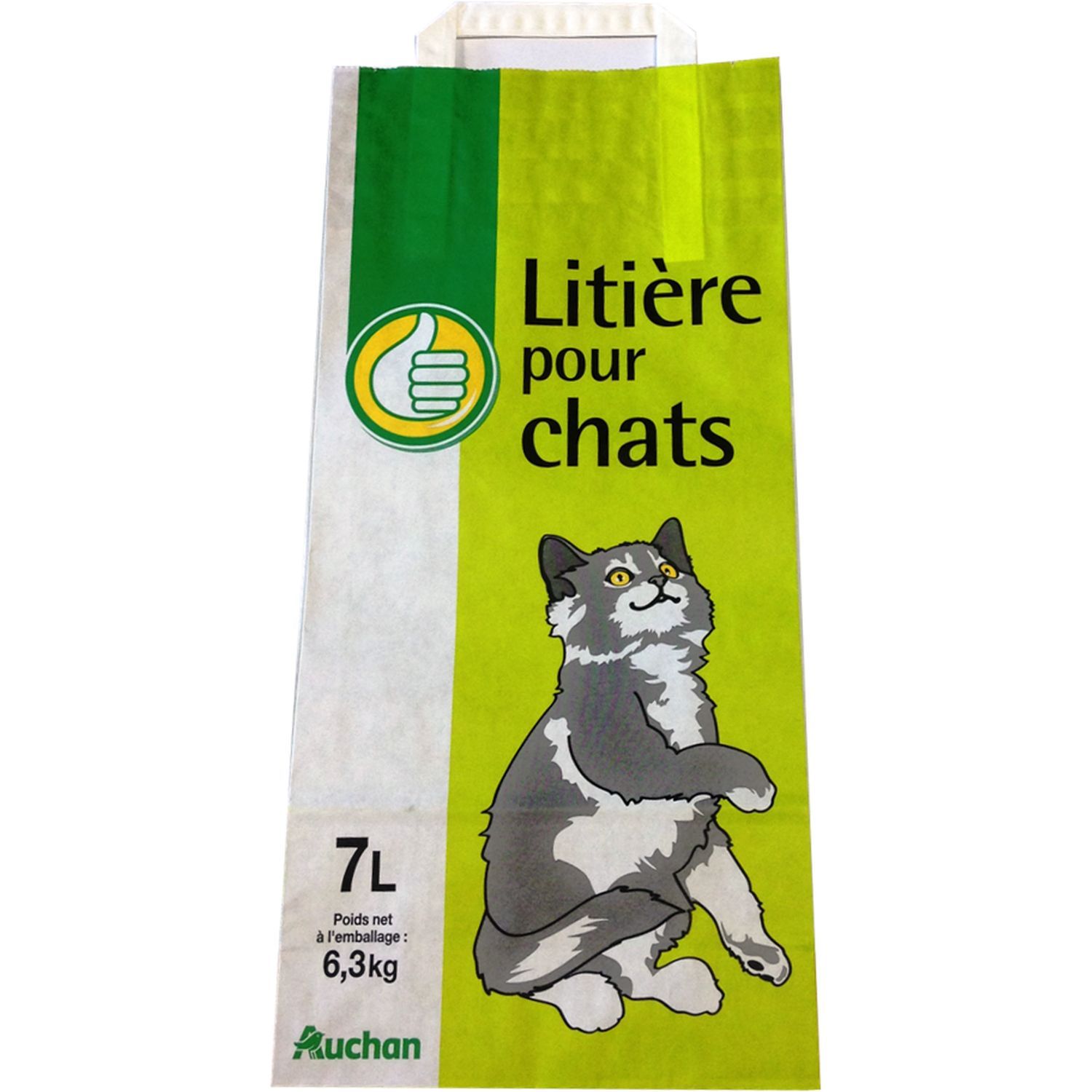 Pouce Litiere Pour Chat 7l Pas Cher A Prix Auchan