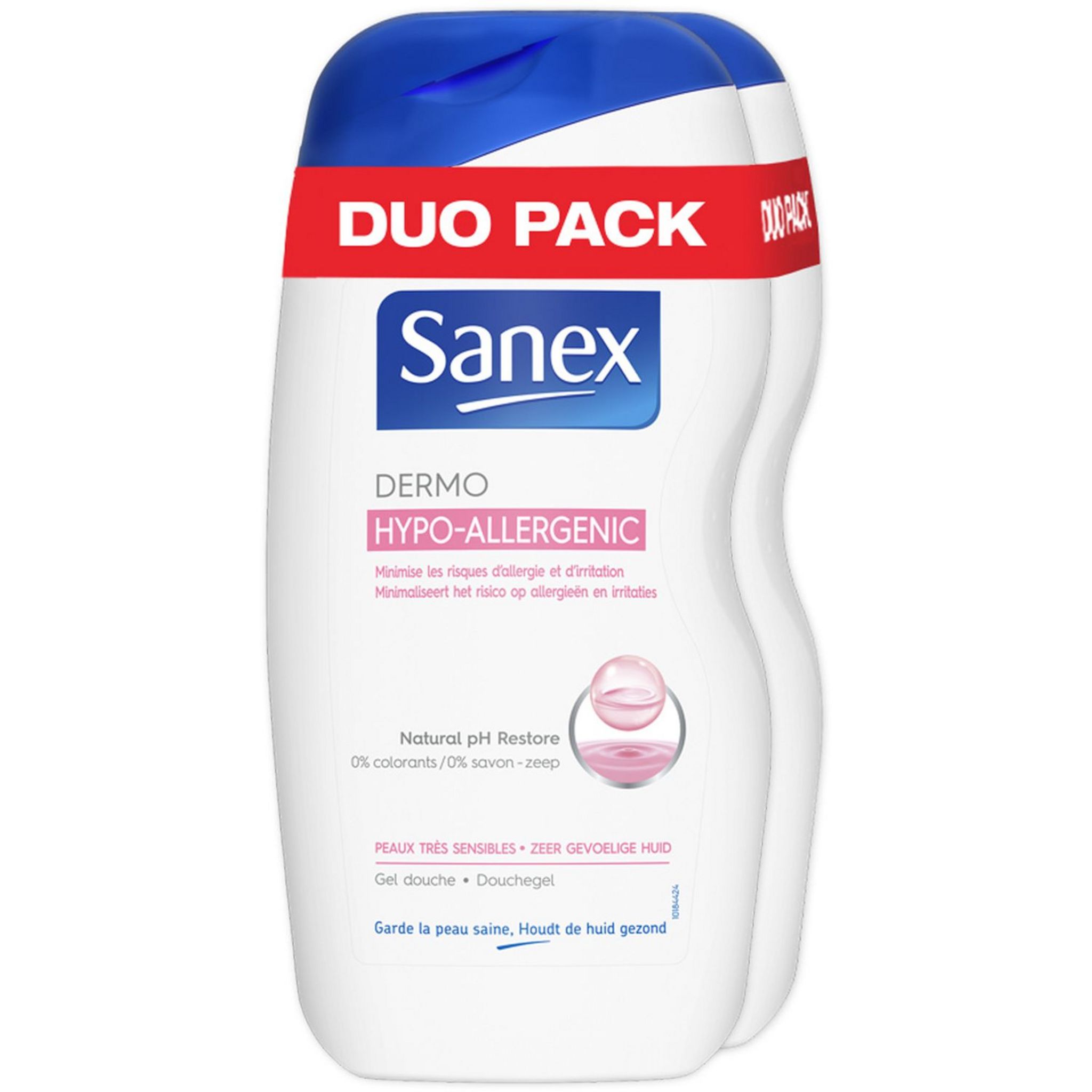 SANEX Crème de douche protection + tous types de peaux 425ml pas cher 