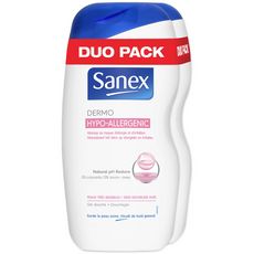 SANEX Sanex Gel douche dermo hypoallergénique peaux sensibles 2x500ml 2x500ml