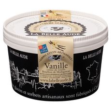 LA BELLE AUDE Crème glacée vanille Bourbon de Madagascar 356g