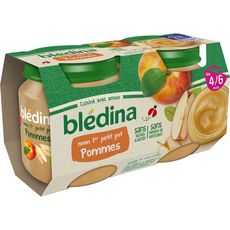 Bledina Petit Pot Dessert Cocktail De Fruits Des 6 Mois 8x130g Pas Cher A Prix Auchan