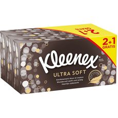 KLEENEX Kleenex mouchoirs ultra soft boite 2x72 +1 offerte