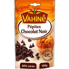 VAHINE Pépites de chocolat noir 100g