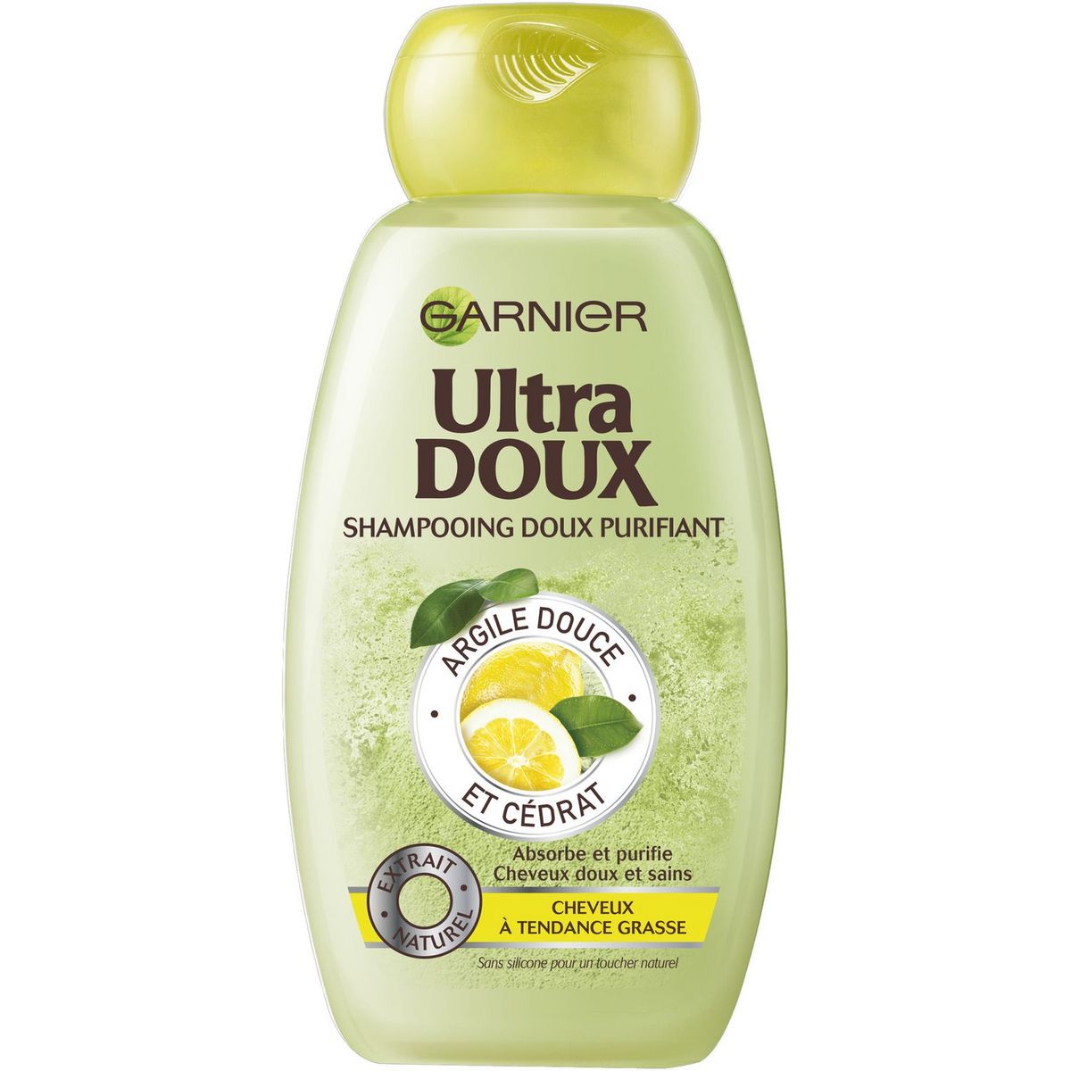 ULTRA DOUX Shampooing purifiant argile douce & cédrat cheveux gras 250ml