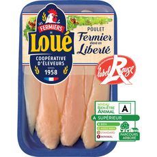 LOUE Aiguillette de poulet blanc fermier label rouge 180g