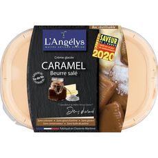 L'ANGELYS Crème glacée caramel au beurre salé 450g