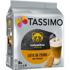 Tassimo Columbus Dosette de café au lait goût spéculoos ...