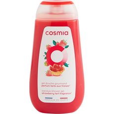 COSMIA Gel douche gourmand parfum tarte aux fraises 250ml
