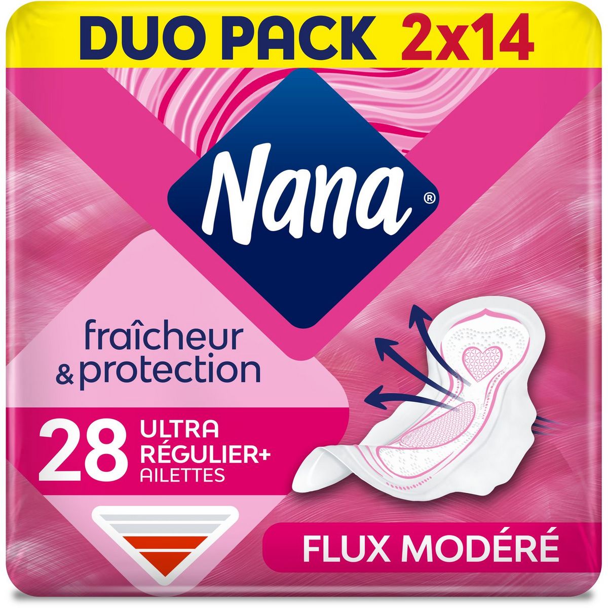 Achat / Vente Nana Serviettes hygiéniques maxi flux normal, 18 pièces