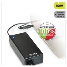 PORT Chargeur PC 90 W Compatible Acer et Toshiba