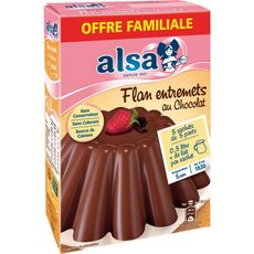 ALSA Préparation pour flan entremets au chocolat 290g